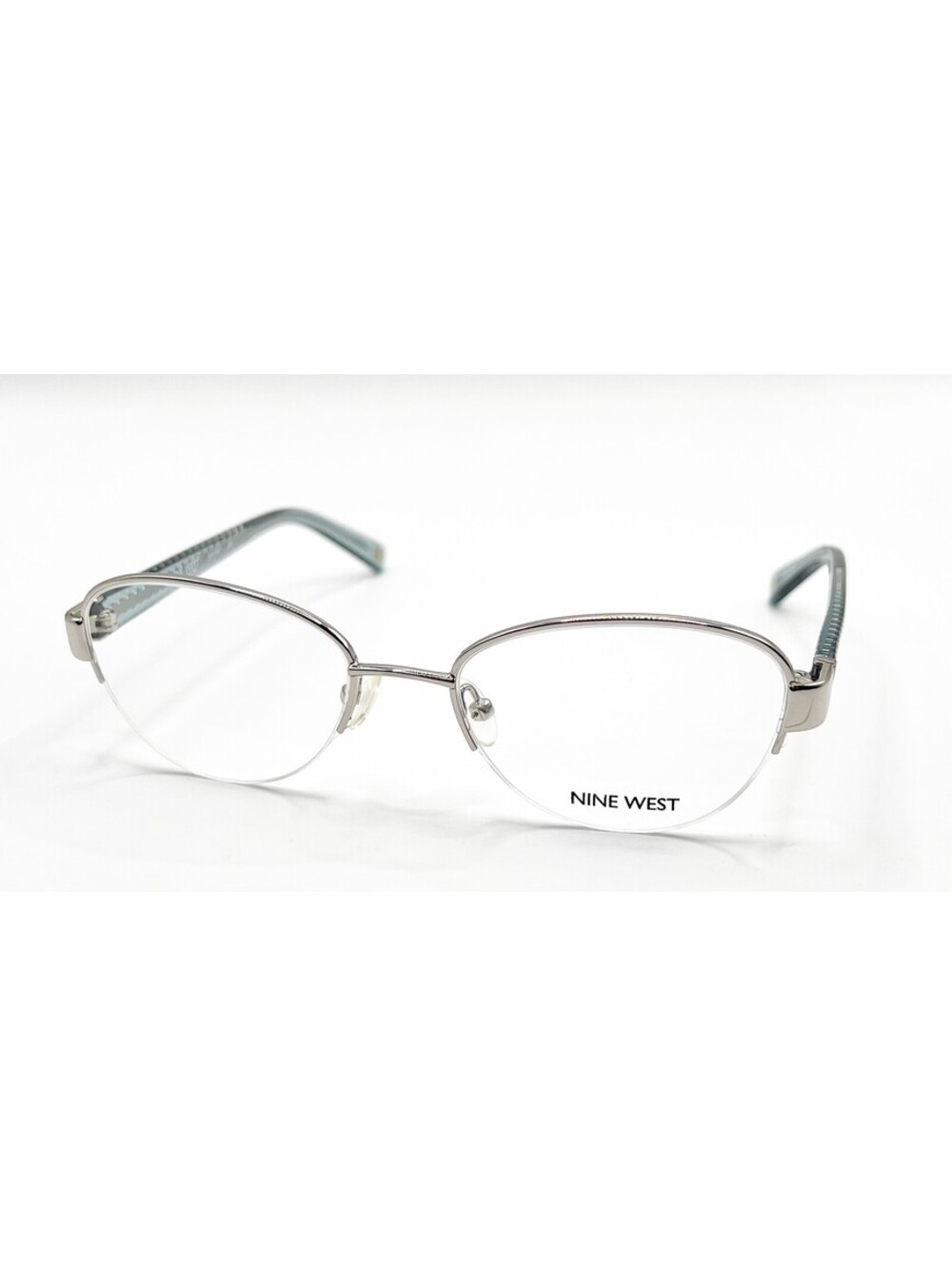 Nine West Nw1054 045 Silver Authentic Eyeglasses 51-18-135